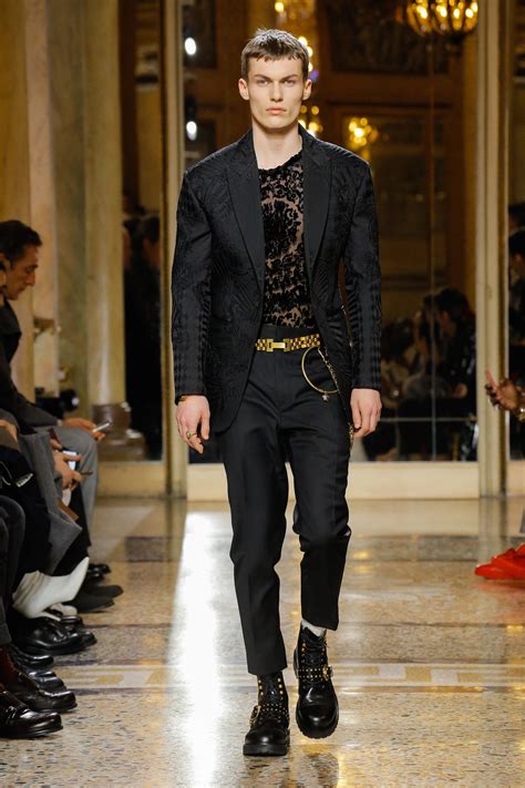 versace slifes men|Versace men's outfit.